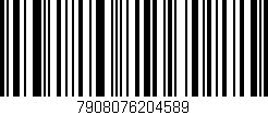 Código de barras (EAN, GTIN, SKU, ISBN): '7908076204589'