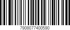 Código de barras (EAN, GTIN, SKU, ISBN): '7908077400590'