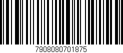 Código de barras (EAN, GTIN, SKU, ISBN): '7908080701875'