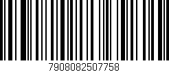 Código de barras (EAN, GTIN, SKU, ISBN): '7908082507758'