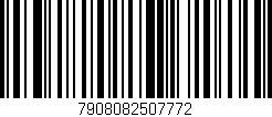 Código de barras (EAN, GTIN, SKU, ISBN): '7908082507772'