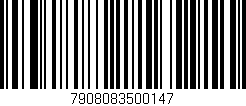 Código de barras (EAN, GTIN, SKU, ISBN): '7908083500147'