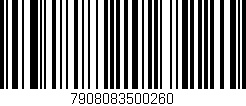 Código de barras (EAN, GTIN, SKU, ISBN): '7908083500260'