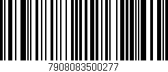 Código de barras (EAN, GTIN, SKU, ISBN): '7908083500277'