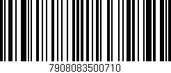 Código de barras (EAN, GTIN, SKU, ISBN): '7908083500710'