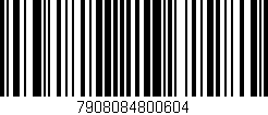 Código de barras (EAN, GTIN, SKU, ISBN): '7908084800604'