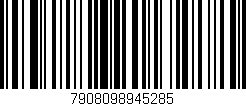 Código de barras (EAN, GTIN, SKU, ISBN): '7908098945285'