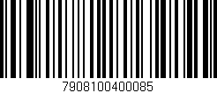 Código de barras (EAN, GTIN, SKU, ISBN): '7908100400085'