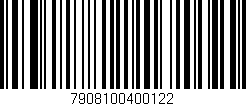 Código de barras (EAN, GTIN, SKU, ISBN): '7908100400122'