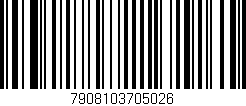 Código de barras (EAN, GTIN, SKU, ISBN): '7908103705026'