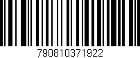 Código de barras (EAN, GTIN, SKU, ISBN): '790810371922'