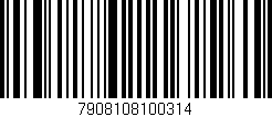 Código de barras (EAN, GTIN, SKU, ISBN): '7908108100314'