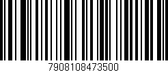 Código de barras (EAN, GTIN, SKU, ISBN): '7908108473500'