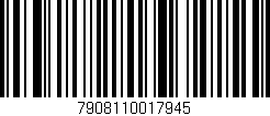 Código de barras (EAN, GTIN, SKU, ISBN): '7908110017945'