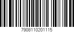 Código de barras (EAN, GTIN, SKU, ISBN): '7908110201115'