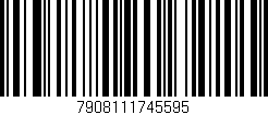 Código de barras (EAN, GTIN, SKU, ISBN): '7908111745595'