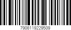 Código de barras (EAN, GTIN, SKU, ISBN): '7908119229509'