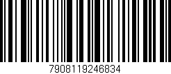 Código de barras (EAN, GTIN, SKU, ISBN): '7908119246834'