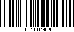 Código de barras (EAN, GTIN, SKU, ISBN): '7908119414929'