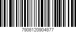 Código de barras (EAN, GTIN, SKU, ISBN): '7908120904877'
