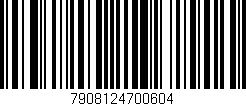 Código de barras (EAN, GTIN, SKU, ISBN): '7908124700604'