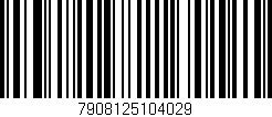 Código de barras (EAN, GTIN, SKU, ISBN): '7908125104029'