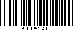 Código de barras (EAN, GTIN, SKU, ISBN): '7908125104999'