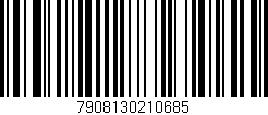 Código de barras (EAN, GTIN, SKU, ISBN): '7908130210685'
