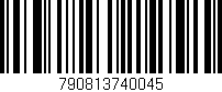 Código de barras (EAN, GTIN, SKU, ISBN): '790813740045'