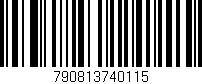 Código de barras (EAN, GTIN, SKU, ISBN): '790813740115'