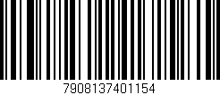 Código de barras (EAN, GTIN, SKU, ISBN): '7908137401154'