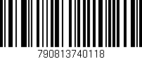 Código de barras (EAN, GTIN, SKU, ISBN): '790813740118'