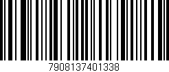 Código de barras (EAN, GTIN, SKU, ISBN): '7908137401338'
