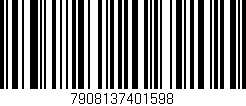 Código de barras (EAN, GTIN, SKU, ISBN): '7908137401598'