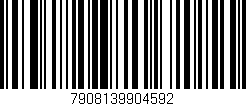 Código de barras (EAN, GTIN, SKU, ISBN): '7908139904592'