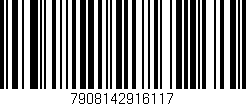 Código de barras (EAN, GTIN, SKU, ISBN): '7908142916117'