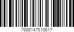 Código de barras (EAN, GTIN, SKU, ISBN): '7908147510617'