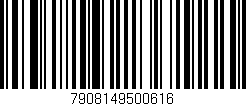 Código de barras (EAN, GTIN, SKU, ISBN): '7908149500616'