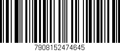 Código de barras (EAN, GTIN, SKU, ISBN): '7908152474645'