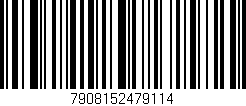 Código de barras (EAN, GTIN, SKU, ISBN): '7908152479114'