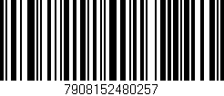 Código de barras (EAN, GTIN, SKU, ISBN): '7908152480257'