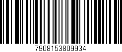 Código de barras (EAN, GTIN, SKU, ISBN): '7908153809934'