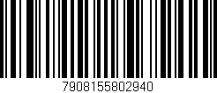 Código de barras (EAN, GTIN, SKU, ISBN): '7908155802940'