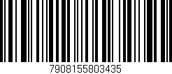 Código de barras (EAN, GTIN, SKU, ISBN): '7908155803435'