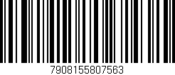 Código de barras (EAN, GTIN, SKU, ISBN): '7908155807563'