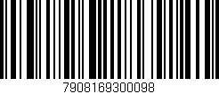Código de barras (EAN, GTIN, SKU, ISBN): '7908169300098'