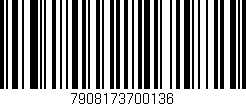 Código de barras (EAN, GTIN, SKU, ISBN): '7908173700136'