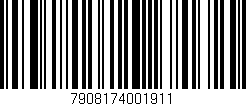 Código de barras (EAN, GTIN, SKU, ISBN): '7908174001911'