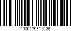 Código de barras (EAN, GTIN, SKU, ISBN): '7908179511026'