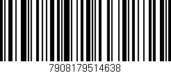 Código de barras (EAN, GTIN, SKU, ISBN): '7908179514638'
